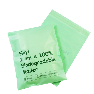 100% बायोडिग्रेडेबल कूरियर बैग पीएलए पीबीएटी प्लांट स्टार्च वस्त्र मेलिंग पैकेजिंग