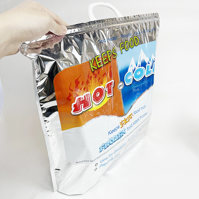 आइसक्रीम कैरी हॉट कोल्ड इंसुलेटेड बैग, एल्युमिनियम ईपीई थर्मल किराना टोट बैग