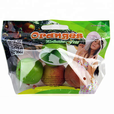 वेंट छेद के साथ बीओपीपी / सीपीपी ताजा प्लास्टिक सब्जी पैकेजिंग बैग Bag