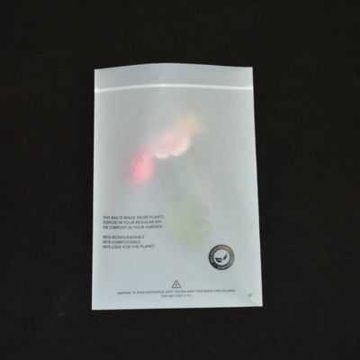 ज़िप्पीड कॉर्नस्टार्च कम्पोस्टेबल बैग, 100% पीएलए बायोडिग्रेडेबल गारमेंट बैग