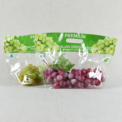 फ्रिज ज़िप लॉक ताजा सब्जी प्लास्टिक पैकेजिंग बैग 80-300mic मोटाई300