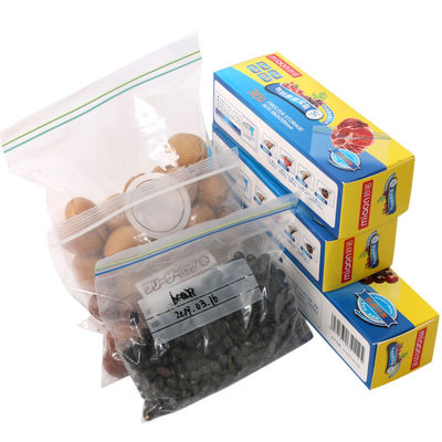 फ्लैट लॉक एयरटाइट ज़ीप्लॉक बैग, 27 * 28 सेमी खाद्य पैकेजिंग पाउच