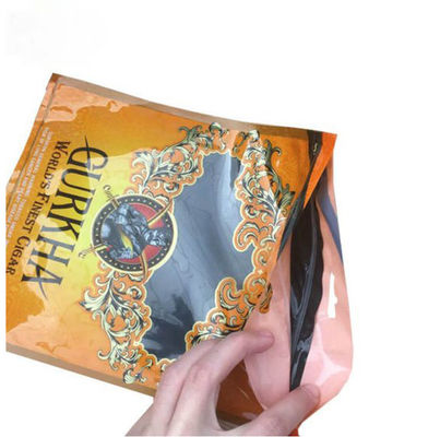 सिगार के लिए जिपलॉक 150 ग्राम ह्यूमिडोर बैग, 4-50 सीटी ह्यूमिडिफाइड सिगार बैग