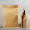 कॉफी स्नैक नट क्राफ्ट पेपर ज़िप लॉक पैकेजिंग बैग तेलरोधी के अंदर शोधनीय फोइल