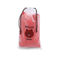 प्रसाधन सामग्री / यात्रा के लिए पीई पनरोक 160mic 16 * 20 सेमी ड्रॉस्ट्रिंग प्लास्टिक बैग