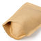 16 ऑउंस कॉफी बायोडिग्रेडेबल जिपलॉक पेपर बैग फ्लैट नीचे खड़े हो जाओ: