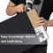 मोटाई 0.07 मिमी पॉली शिपिंग बैग, हैंडल के साथ 11 × 15 इंच ब्लैक पॉली मेलर्स