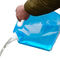 टोंटी पीने के पानी के उपयोग के साथ फ्लोडेबल 2.8oz 5L ब्लू लिक्विड पाउच Liquid