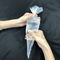टिपलेस प्लास्टिक पाइपिंग बैग केक सजावट एसजीएस प्रमाणपत्र का उपयोग करें