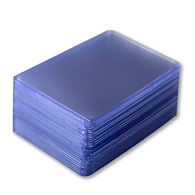 प्लास्टिक 3x4 इंच 35pt स्टिकर ट्रेडिंग कार्ड आस्तीन यूवी प्रिंटिंग