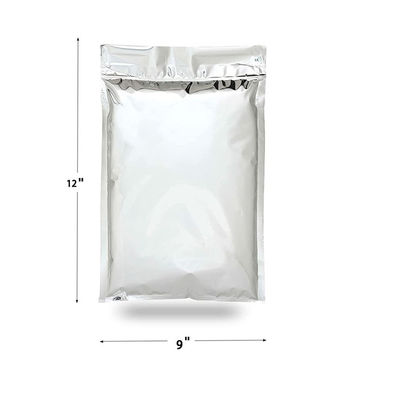 कस्टम आकार 12*15 इंच थर्मल कूलर एल्यूमीनियम पन्नी लिफाफा अछूता मेलर बैग