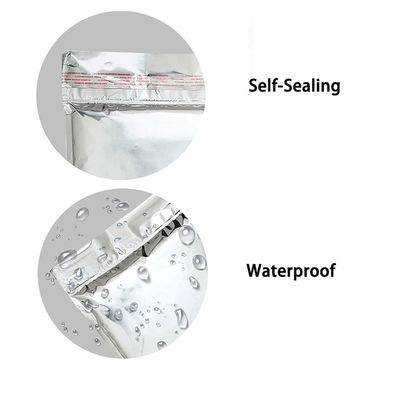 कस्टम आकार 12*15 इंच थर्मल कूलर एल्यूमीनियम पन्नी लिफाफा अछूता मेलर बैग