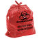 एलएलडीपीई रेड क्लिनिकल वेस्ट बैग, 30 * 36 &quot;मेडिकल वेस्ट डिस्पोजल बैग