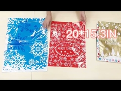 Merry Christmas Santa Christmas decorations Cookies Candy Gift Bags